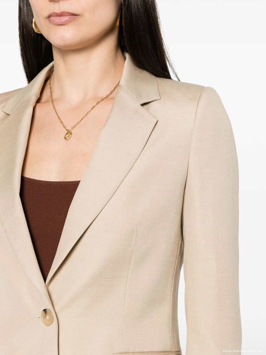 Cheap Iconic Stella McCartney blazer notched-lapels Women 0328